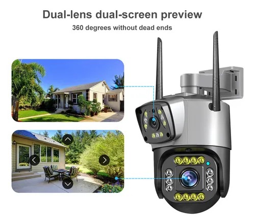 Miniatura 2 de Camara De Seuridad  Doble Lente